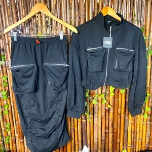 Two piece skirt set